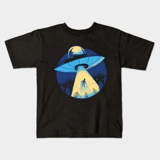 UFO Abduction Alien E.T Kids T-Shirt